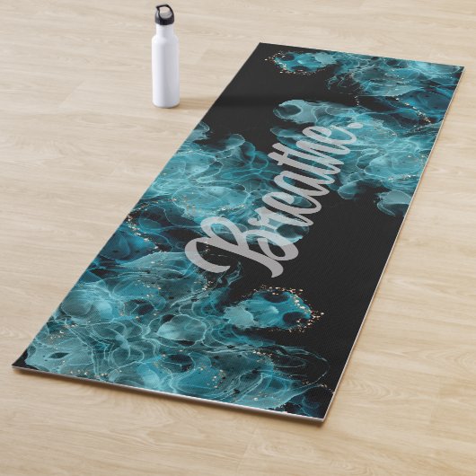 Black and Blue Smoke Yoga Mat ヨガマット (インサイチュ)