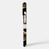 Black and Brown Camouflage Personalized Case-Mate iPhoneケース (裏面 / 左)