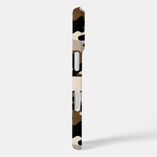 Black and Brown Camouflage Personalized Case-Mate iPhoneケース (裏面 / 右)