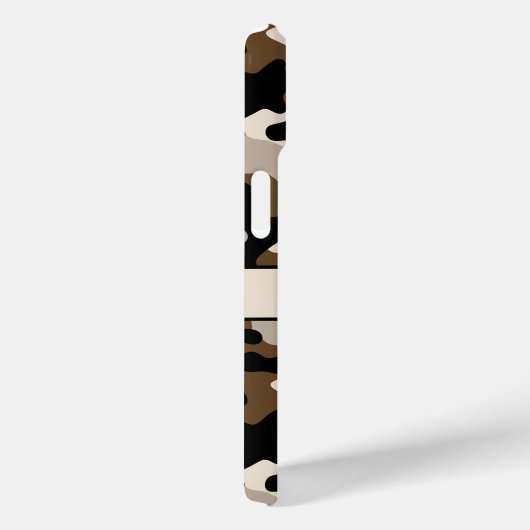 Black and Brown Camouflage Personalized Case-Mate iPhoneケース (裏面 / 右)