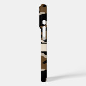 Black and Brown Camouflage Personalized Case-Mate iPhoneケース (裏面 / 左)