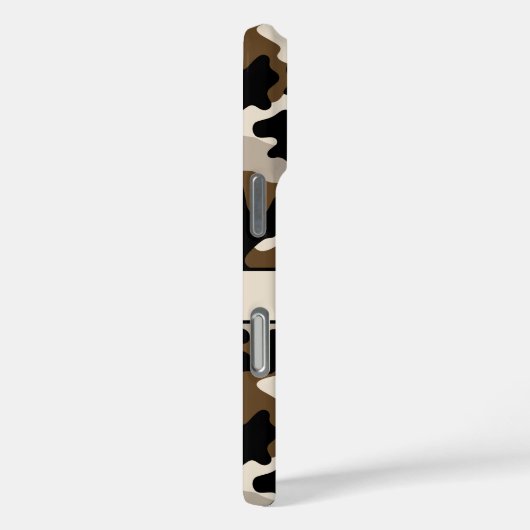 Black and Brown Camouflage Personalized Case-Mate iPhoneケース (裏面 / 右)