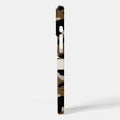 Black and Brown Camouflage Personalized Case-Mate iPhoneケース (裏面 / 左)