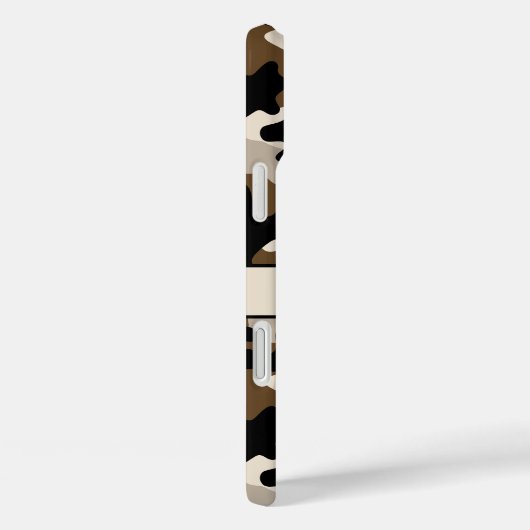 Black and Brown Camouflage Personalized Case-Mate iPhoneケース (裏面 / 右)