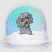 Black and Brown Goldendoodle  (正面)