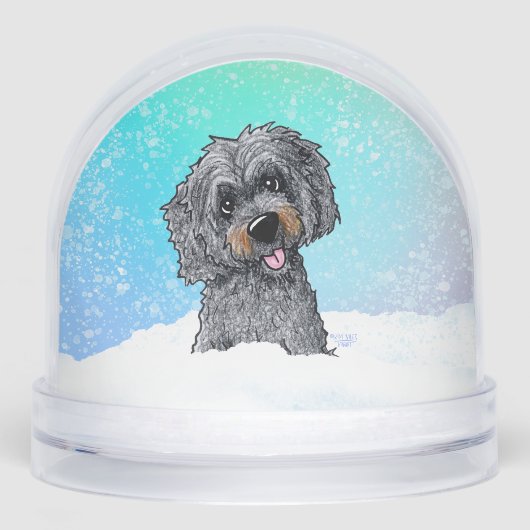 Black and Brown Goldendoodle  (正面)