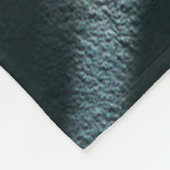 Black and brown striped textile フリースブランケット (角)