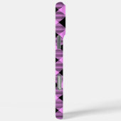 Black and Coral Checked Case-Mate iPhoneケース (裏面 / 右)