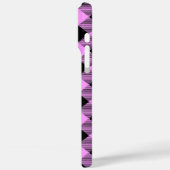 Black and Coral Checked Case-Mate iPhoneケース (裏面 / 左)