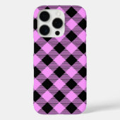 Black and Coral Checked Case-Mate iPhoneケース (裏面)
