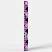 Black and Coral Checked Case-Mate iPhoneケース (裏面 / 右)