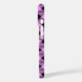 Black and Coral Checked Case-Mate iPhoneケース (裏面 / 左)