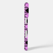 Black and Coral Checked Case-Mate iPhoneケース (裏面 / 右)