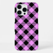 Black and Coral Checked iPhoneケース (裏面)