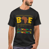 Black And Educated Bae Black Pride Black Girl Powe Tシャツ (正面)