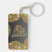 BLACK AND GOLD キーホルダー (裏面)