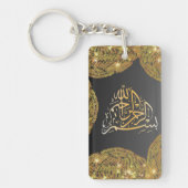 BLACK AND GOLD キーホルダー (正面)