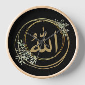 BLACK AND GOLD 壁時計 (正面)