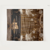 Black and Gold Art Deco Back Drop Great Gatsby タペストリー (正面(横))