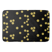 black and gold Bath Mat バスマット (正面)