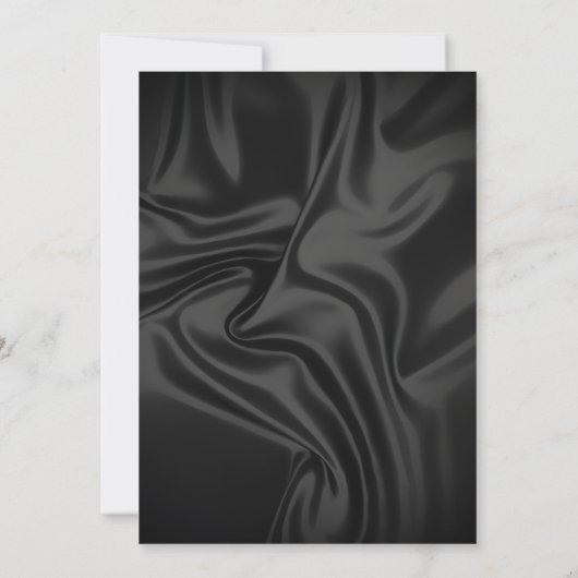 Black and gold birthday  招待状 (裏面)