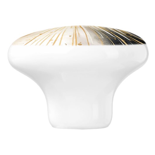 Black and Gold Ceramic Knobs セラミックノブ (側面)