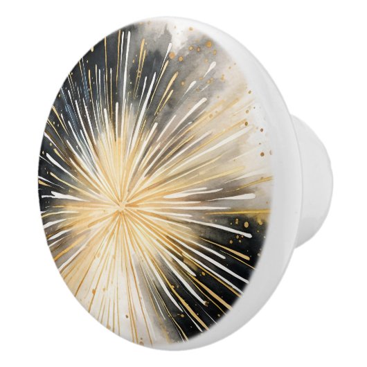 Black and Gold Ceramic Knobs セラミックノブ (右)