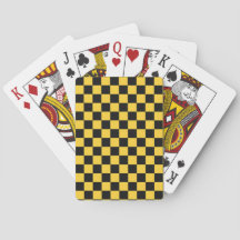 Black and gold checkerboard pattern