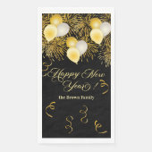 Black and Gold Glitter New Year's Eve Party (正面)
