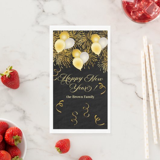 Black and Gold Glitter New Year's Eve Party  (インサイチュ)