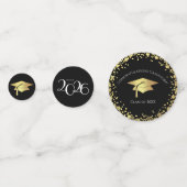 Black and Gold Graduation コンフェッティ (正面)