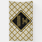 Black and Gold Graduation | 2026 横断幕 (縦)