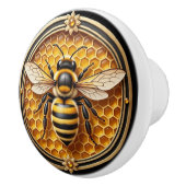 Black and Gold Honey Bee セラミックノブ (右)