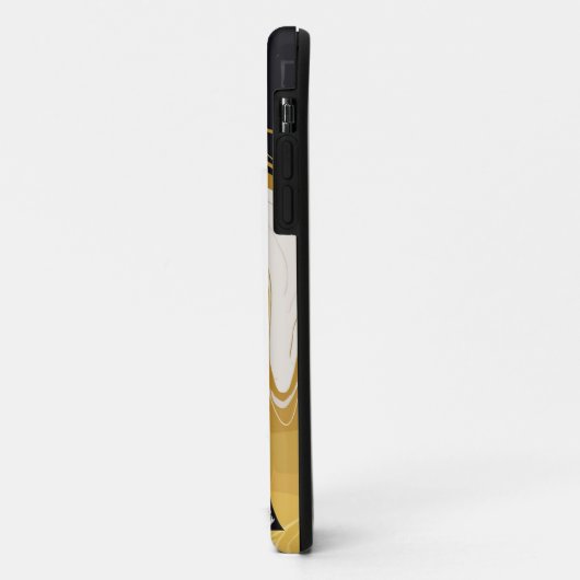Black and Gold Marble Case-Mate iPhoneケース (裏面/左)