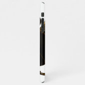 Black and Gold Pharaonic Beetle iPhone Case iPhoneケース (左側)