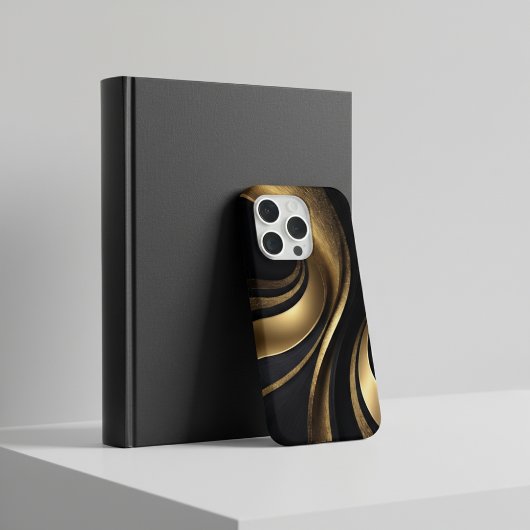 Black and Gold Phone Case iPhoneケース