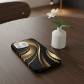 Black and Gold Phone Case iPhoneケース