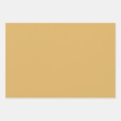 Black and Gold Strawberry Pattern ラッピングペーパーシート (正面2)