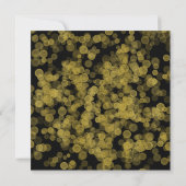Black and Gold Wedding Invitation | Editable Luxur 招待状 (裏面)