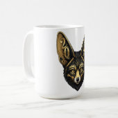 Black and golden art aesthetics year 2026 コーヒーマグカップ (正面左)