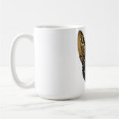 Black and golden art aesthetics year 2026 コーヒーマグカップ (左)