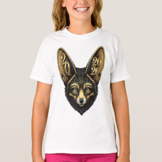 Black and golden art aesthetics year 2026 tシャツ