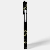 Black and golden shimmer Case-Mate iPhoneケース (裏面 / 左)
