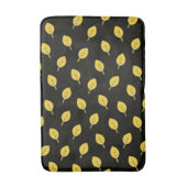 Black and Golden Yellow Leaves  バスマット (正面縦)