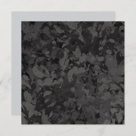 Black And Gray Abstract Graphic Art Design カード