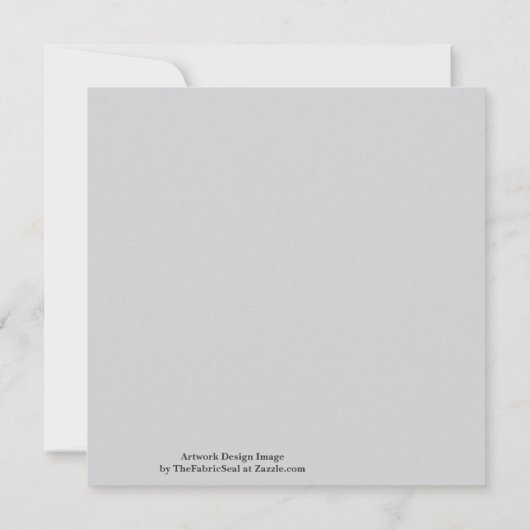 Black And Gray Abstract Graphic Art Design カード (裏面)