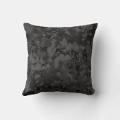 Black And Gray Abstract Graphic Art Design クッション (裏面)