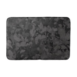 Black And Gray Abstract Graphic Art Design バスマット