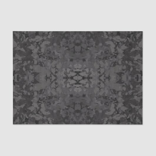 Black And Gray Abstract Graphic Art Design 薄葉紙 (正面)