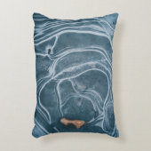 Black and gray abstract painting アクセントクッション (正面(垂直))